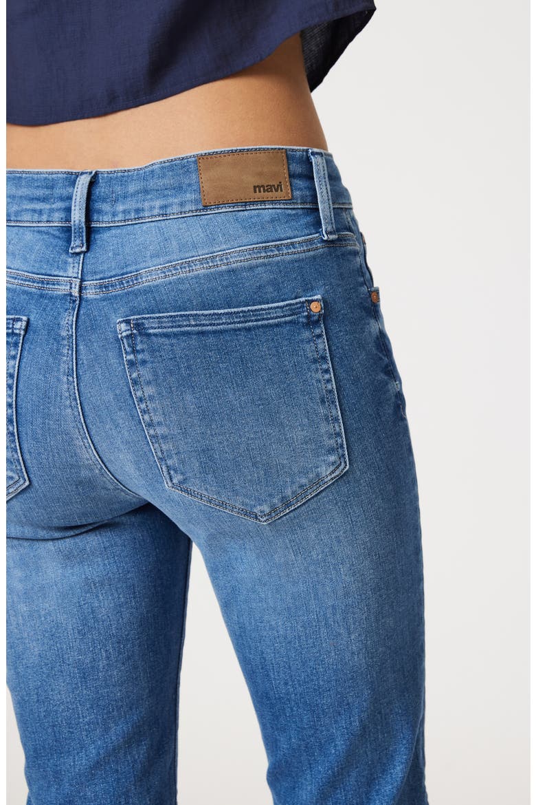 Vicky Mid Rise Bootcut Jeans, Alternate, color, MID BLUE FLEX BLUE