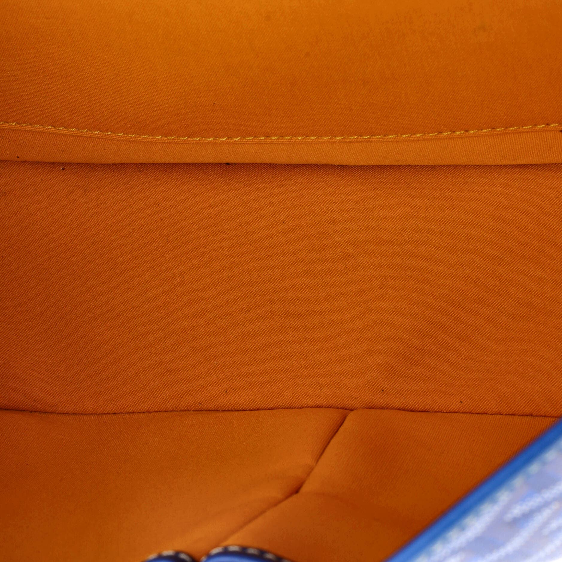 Pre-Owned Goyard Belvedere II Messenger Bag Coated Canvas MM, Alternate, color, Blue