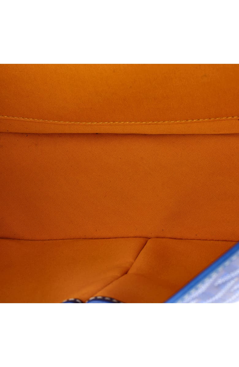 Pre-Owned Goyard Belvedere II Messenger Bag Coated Canvas MM, Alternate, color, Blue