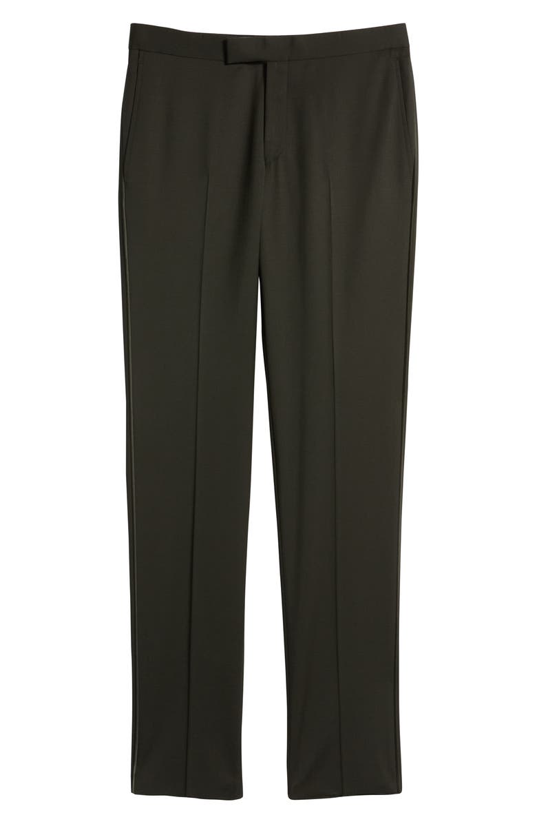 Ted Baker London Men's Josh Slim Fit Wool Tuxedo Dress Pants, Alternate, color, 