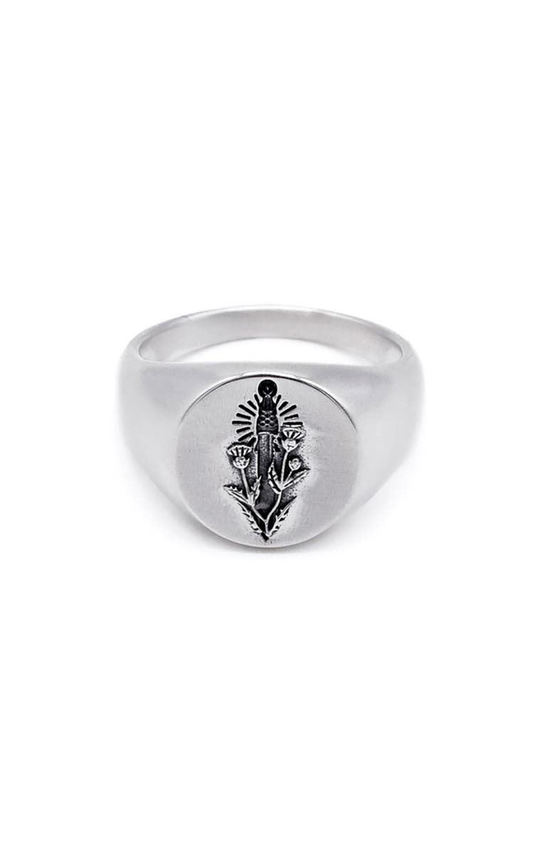 Serge DeNimes Men's Silver Ring, Main, color, Silver