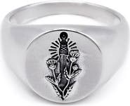 Serge DeNimes Men's Silver Ring