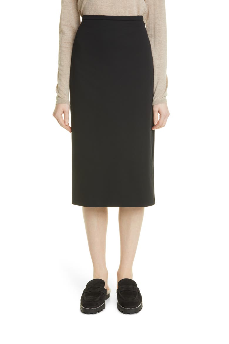 Sabato Stretch Jersey Pencil Skirt, Main, color, NERO