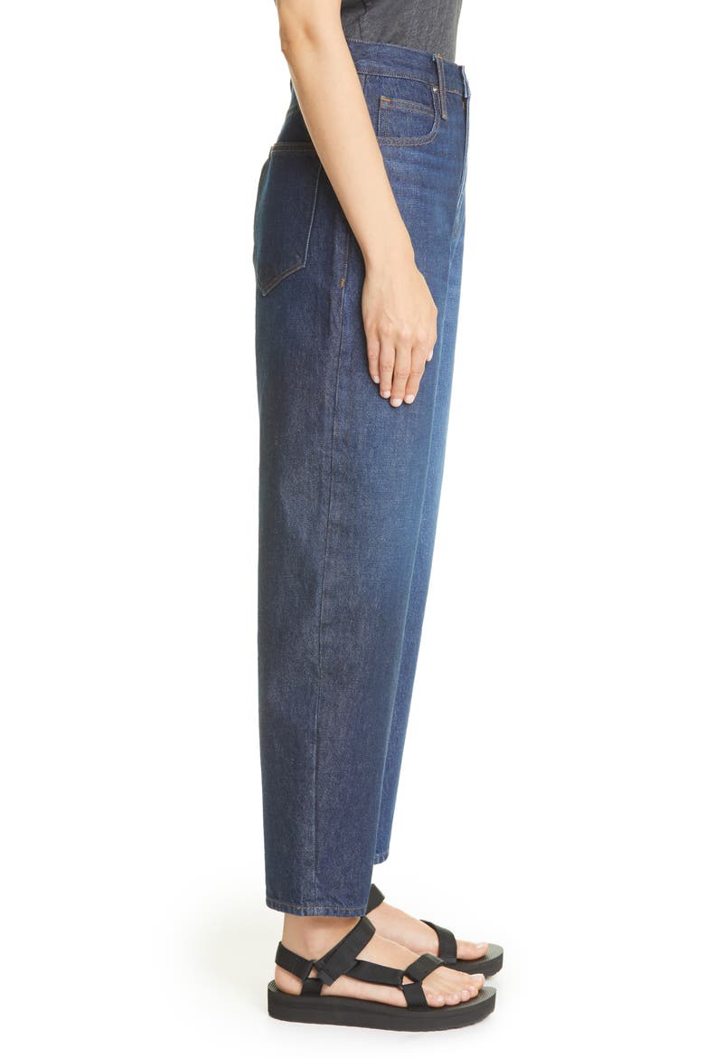 Le Ultra High Waist Barrel Leg Jeans, Alternate, color, INDIGO COM