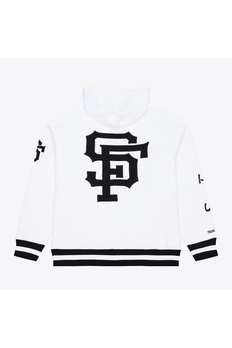 Men's Mitchell & Ness  White San Francisco Giants Cooperstown Collection Fleece Hoodie, Alternate, color, White