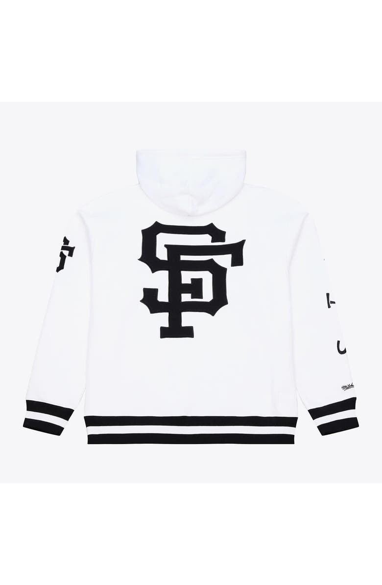 Mitchell & Ness Men's Mitchell & Ness  White San Francisco Giants Cooperstown Collection Fleece Hoodie, Alternate, color, White