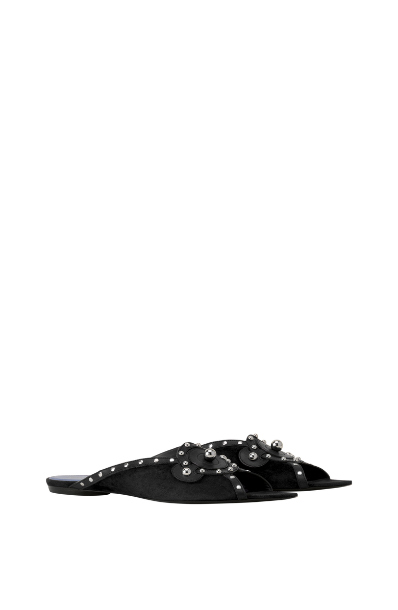 Lanvin Eclipse Arch Flat Mule, Alternate, color, Black