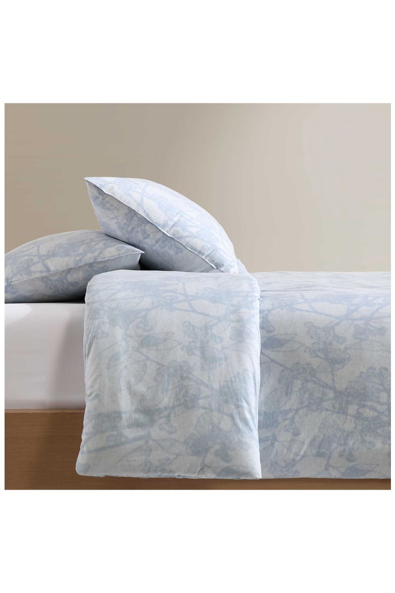 Bayberry 200 Thread Count Cotton Duvet Cover & Shams Set, Alternate, color, LIGHT / MEDIUM BLUE