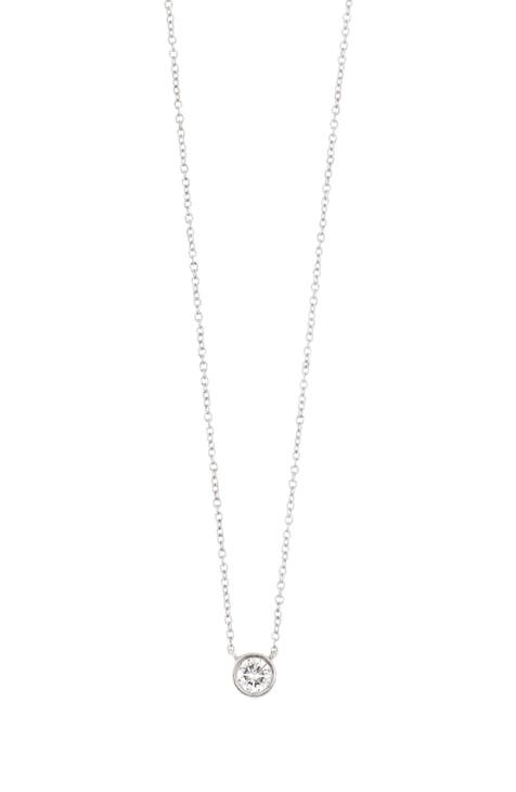 Diamond Bezel Pendant Necklace - 0.10 ctw. (Nordstrom Exclusive)