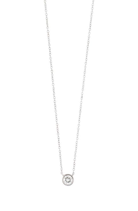 Diamond Bezel Pendant Necklace - 0.10 ctw. (Nordstrom Exclusive)