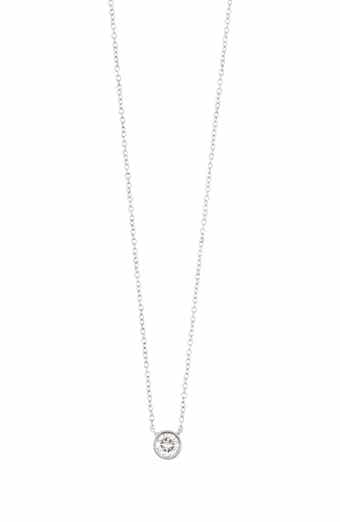 Bony Levy Diamond Bezel Pendant Necklace - 0.10 ctw.