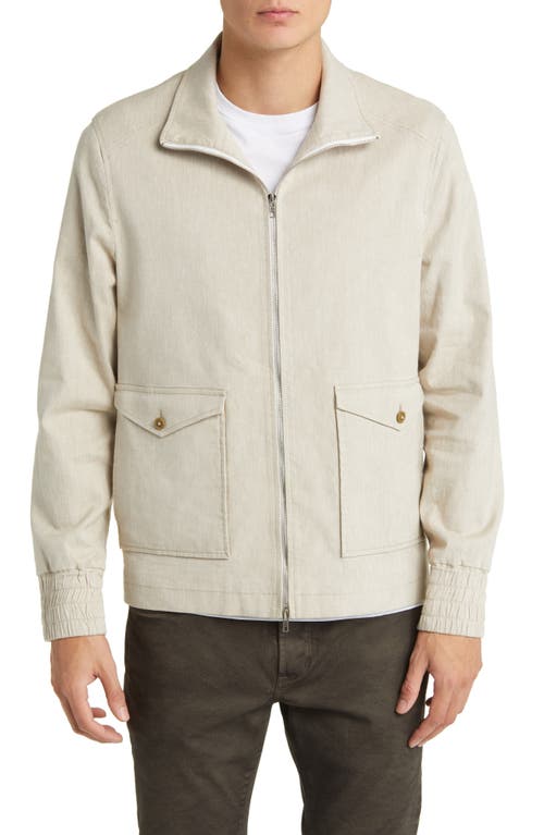 Rodd & Gunn Twin Bridges Linen Blend Jacket In Natural