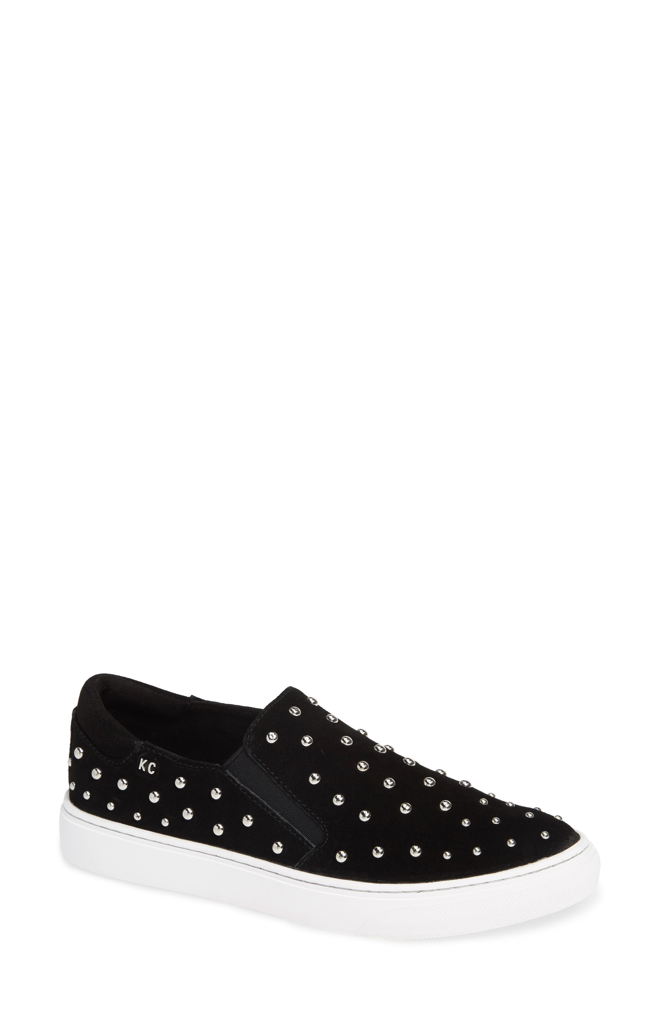 Kenneth Cole New York Mara Stud Slip-On Sneaker, Main, color, 
