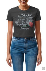 Monster Digital Libson Crop Graphic T-Shirt