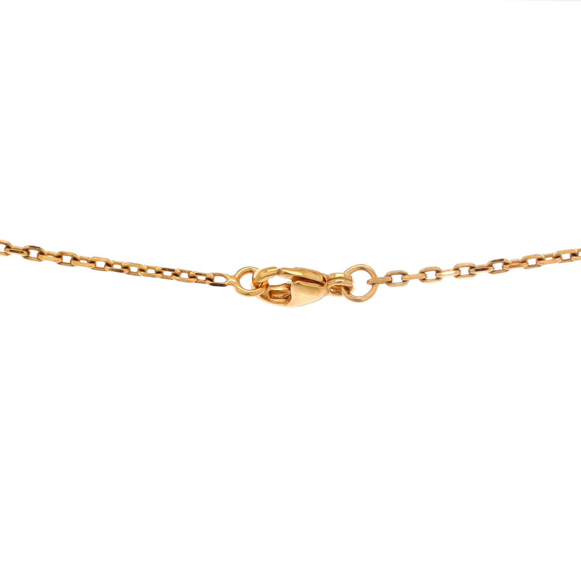 Pre-Owned Hermes Pop H Pendant Chain Necklace Metal and Enamel Mini, Alternate, color, Neutral