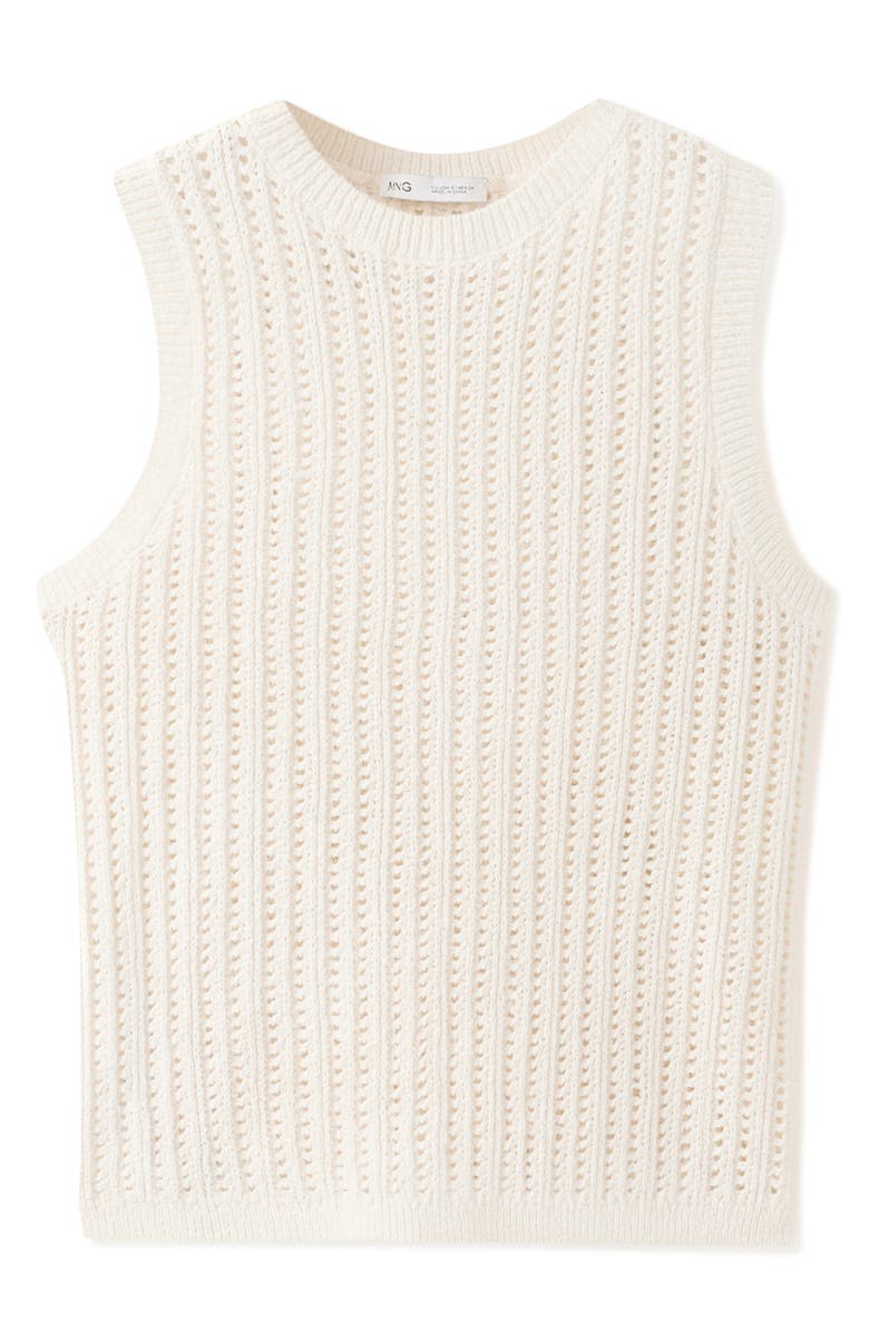 MANGO Sito Top, Alternate, color, Ecru
