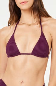 LSPACE Sofia Triangle Bikini Top