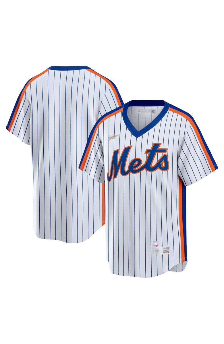 Nike Men's Nike White New York Mets Home Cooperstown Collection Team Jersey, Main, color, White