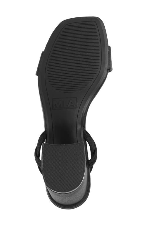 Mia Zissy Block Heel Sandal In Black