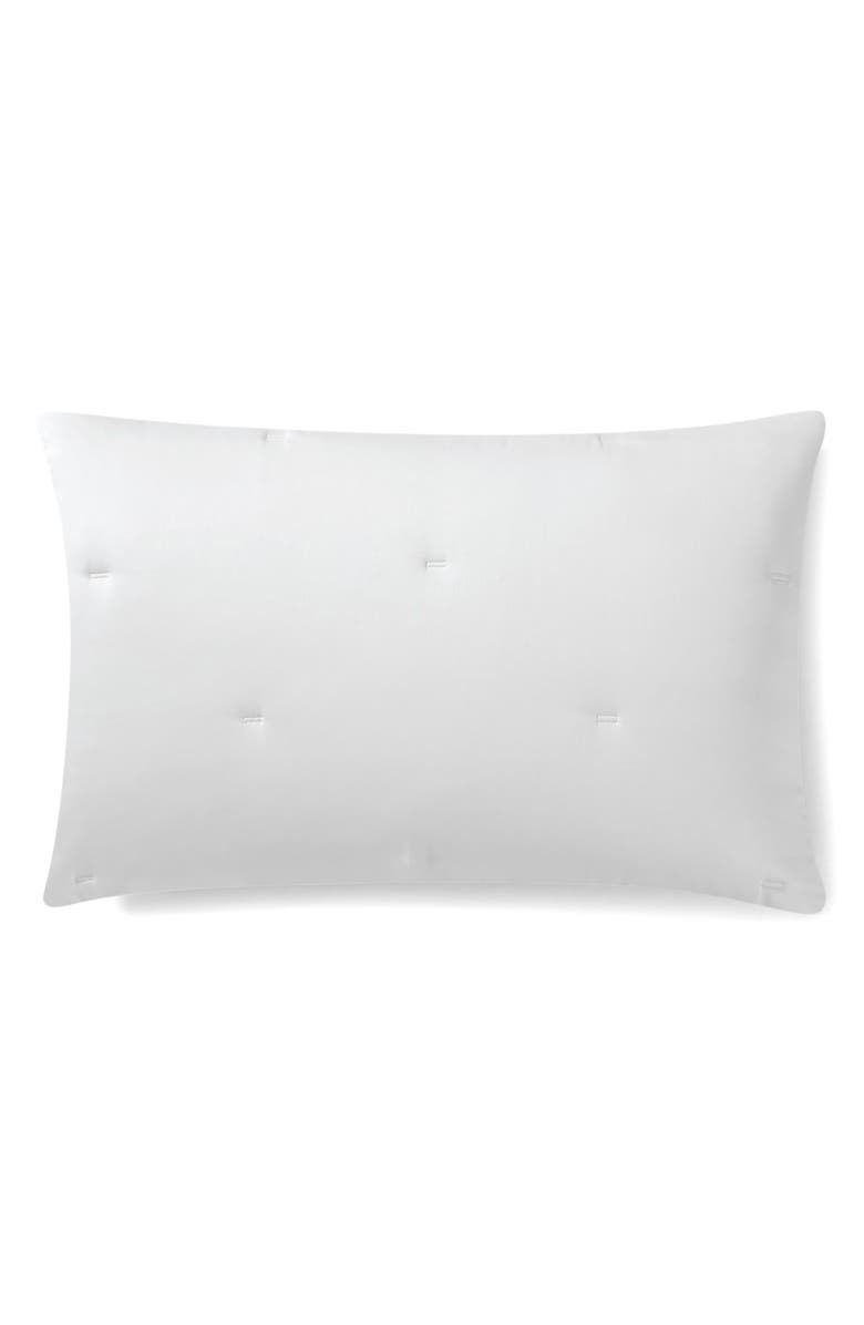 Sunday Citizen Silky Stitch Set of 2 Pillow Shams, Main, color, White