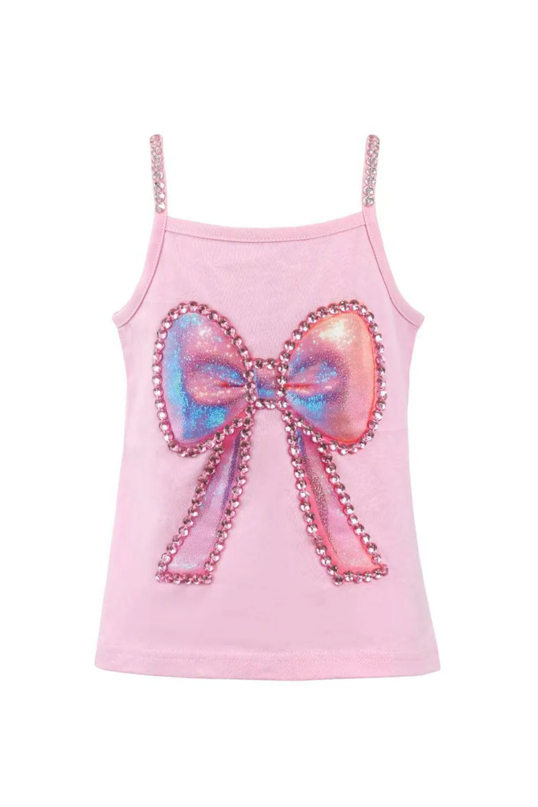Pretty in Bow Tank Top, Main, color, Pink