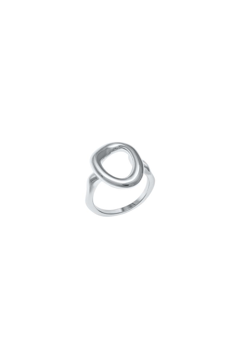 Volcan Open Ring, Main, color, Sterling Silver