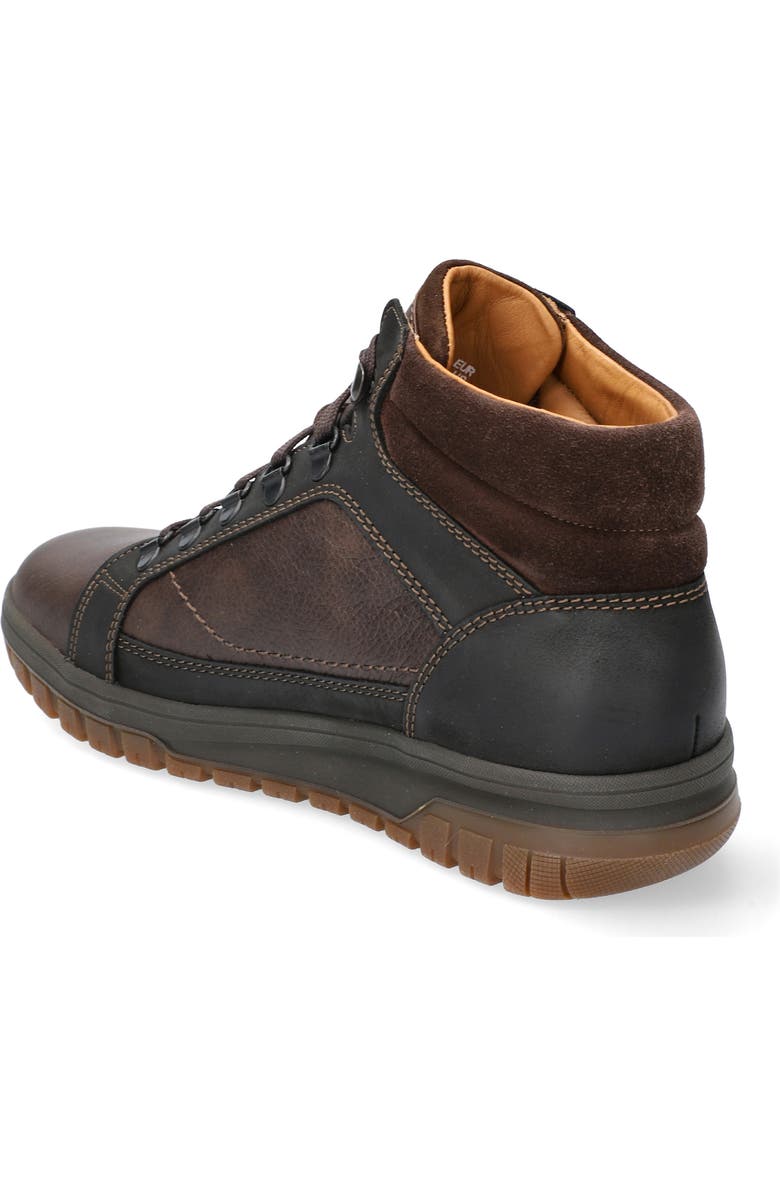 Mephisto Pitt Mid Lace-Up Boot, Alternate, color, Dark Brown