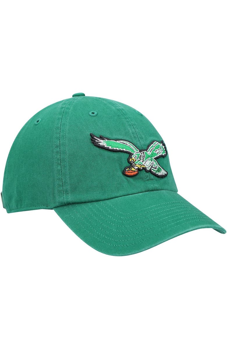 '47 Men's '47 Kelly Green Philadelphia Eagles Clean Up Legacy Adjustable Hat, Alternate, color, 