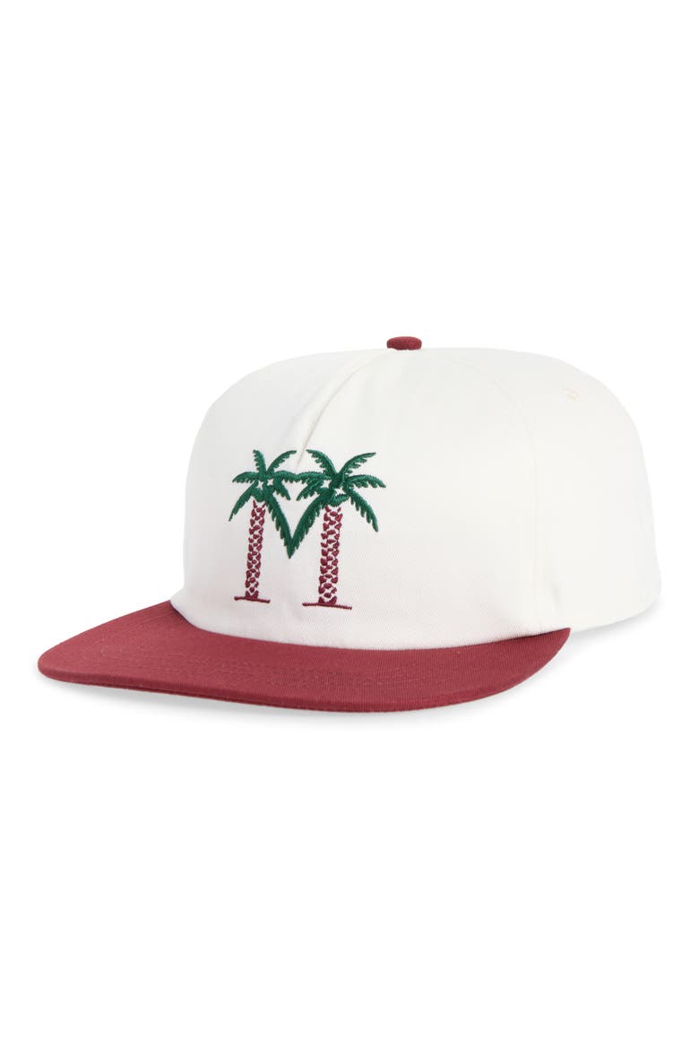 Palma Drive Snapback Baseball Cap, Main, color, WHISPER WHITE
