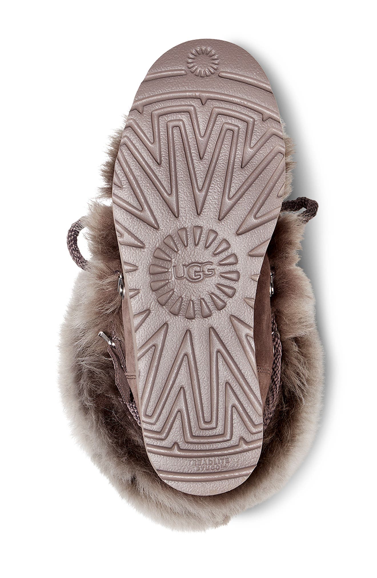 UGG<sup>®</sup> Classic Posh Short Genuine Shearling Boot, Alternate, color, 