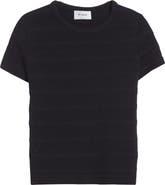 ST. JOHN Breton Stripe Wool Blend Sweater