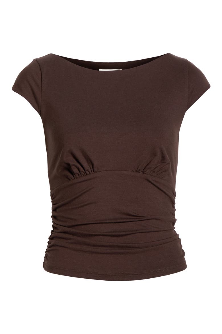 Madelyn Stretch Knit Top, Alternate, color, MOLE