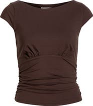 Reformation Madelyn Stretch Knit Top