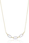 The Lovery Fine Jewelry Diamond Chain Link Bar Necklace