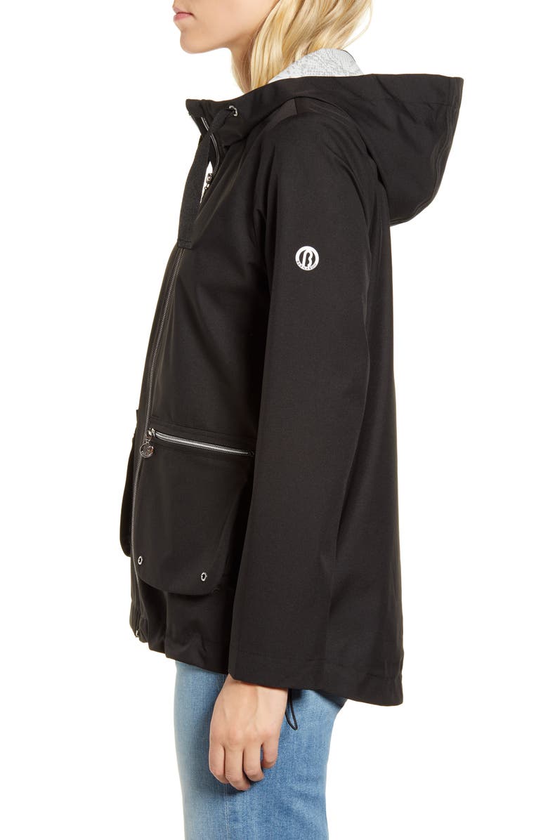 Bernardo Hooded Rain Jacket, Alternate, color,