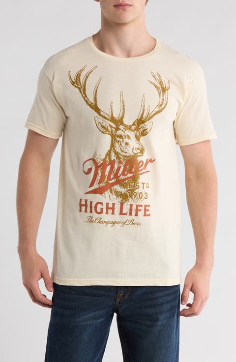 Miller High Life Cotton Graphic T-Shirt