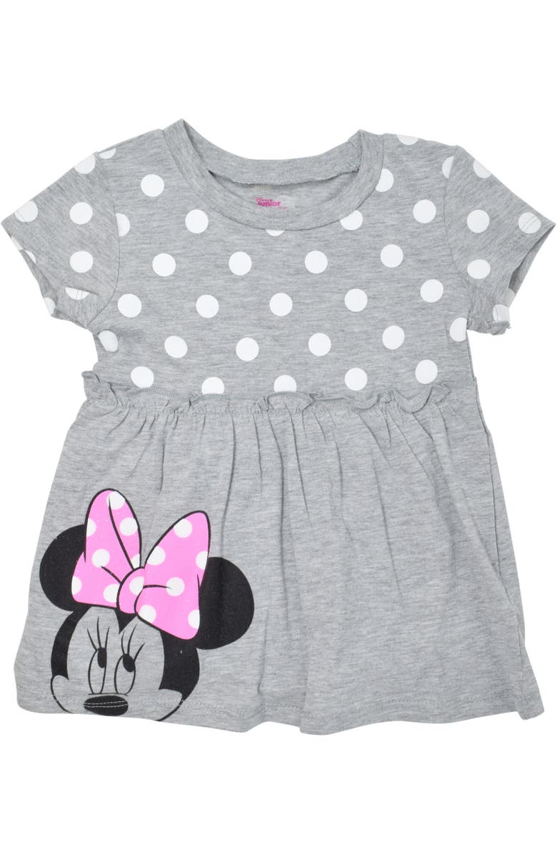 Disney T-Shirt & Leggings Set, Alternate, color, Heather Grey/Pink