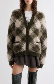Acne Studios Katch Mohair Blend Cardigan
