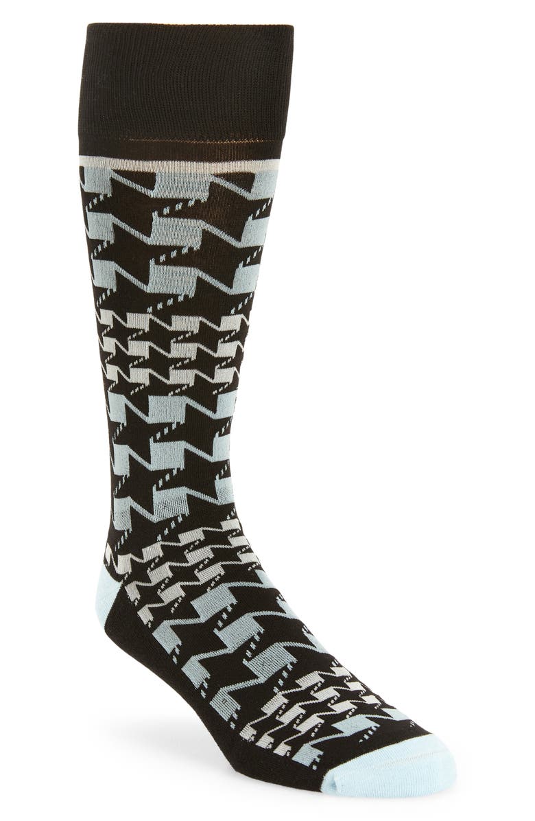 Nordstrom CoolMax<sup>®</sup> Pattern Dress Socks, Main, color,
