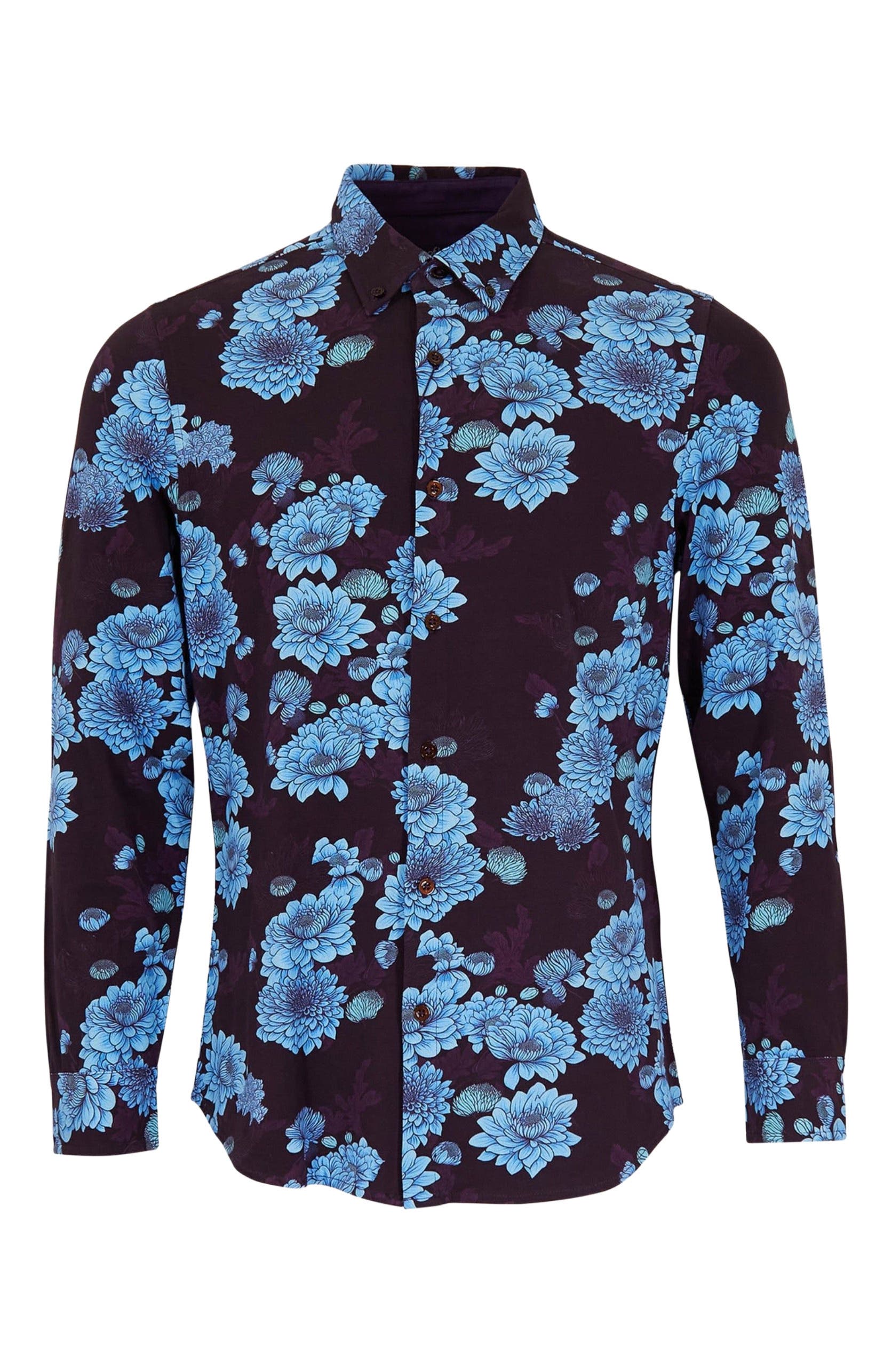Serious Floral Plum