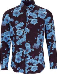 Lords of Harlech Sawyer Knit Button-Up Shirt