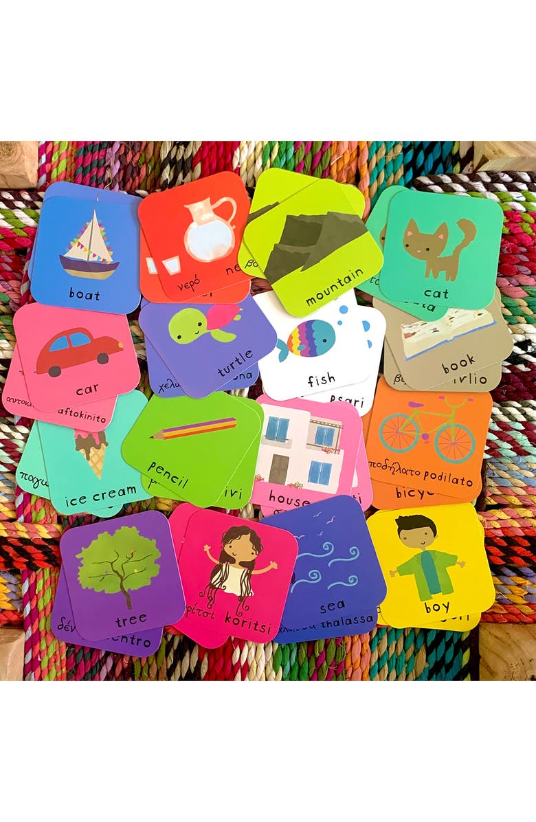 Worldwide Buddies Minilingo Greek/English Bilingual Memory Card Game, Alternate, color,