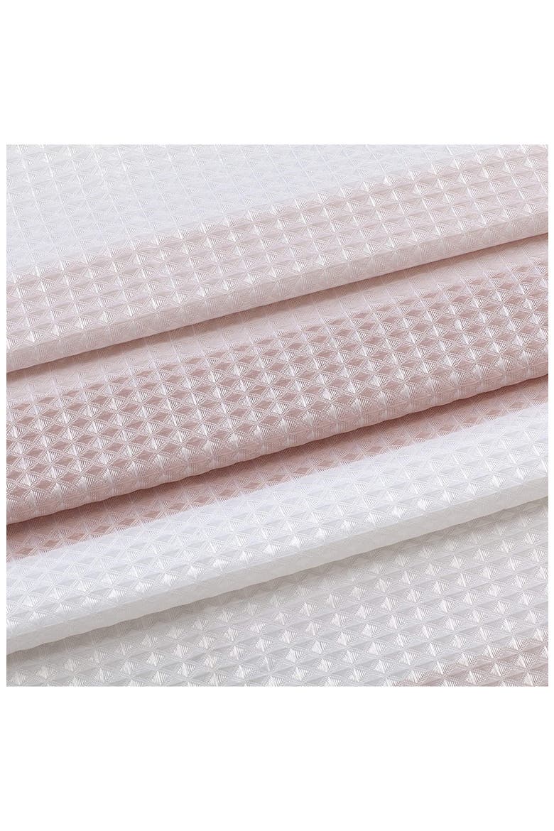 Shades Ombré Waffle Texture Shower Curtain, Alternate, color, BLUSH