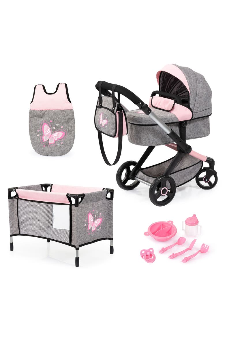 Xeo Mega 10Piece Set Pram, Bed, Handbag & Accessories, Main, color, Multicolored