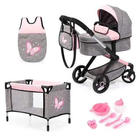 Xeo Mega 10Piece Set Pram, Bed, Handbag & Accessories