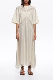 Bimba y Lola Lace Dual Material Dress