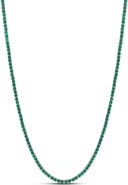 SHYMI Emerald 2mm Tennis Necklace