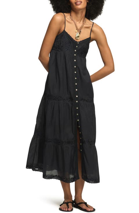 Eyelet Embroidery A-Line Dress