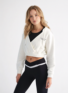 REVYVE ACTIVE Cropped V-Neck Hoodie