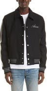 AMIRI Bones Wool Varsity Jacket